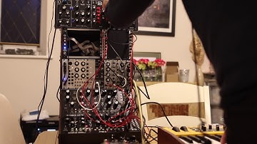 Moog Synth Tower - First Test! Mother 32 and Behringer Model D
