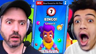 NOUVEAU 🔥 MODE Brawl BINGO ! 🎱  contre Youyou dans Brawl Stars