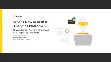 What’s New in KNIME Analytics Platform 5.2: New AI Coding Assistant, Improved K-AI, Reporting & More
