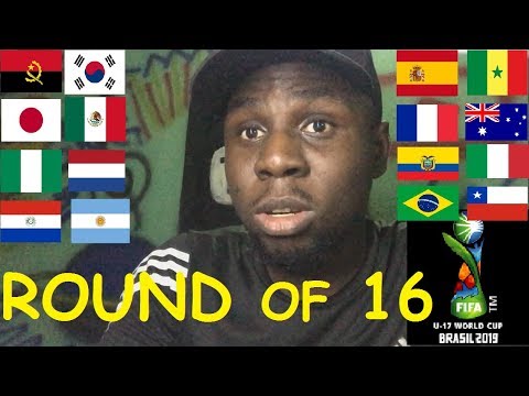 Round of 16 Matches (Predictions &amp; Preview) - FIFA U17 World Cup Brazil 2019™