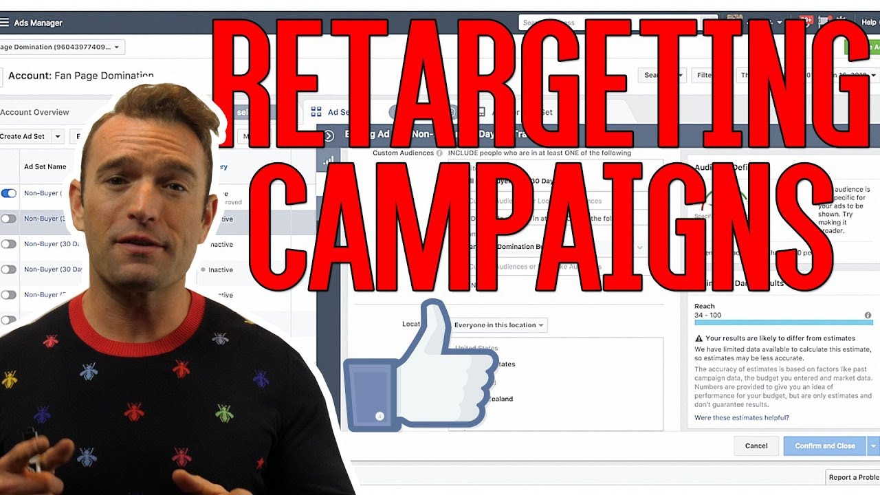 How To Run Retargeting Campaigns From Your Facebook Ads - YouTube