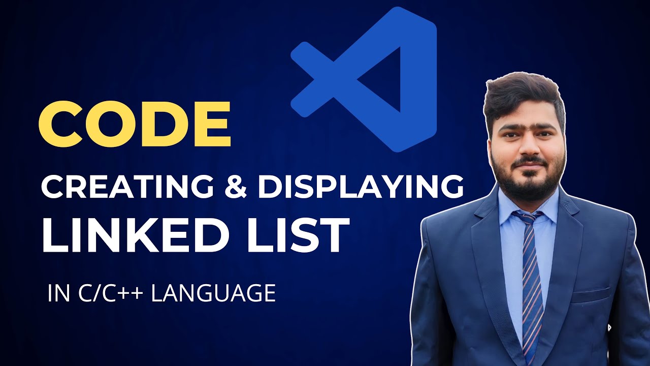 CODE : HOW TO CREATE AND DISPLAY A LINKED LIST IN C - YouTube