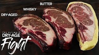 Sous Vide DRY AGE steak BATTLE  Butter vs Whiskey vs DryAge | Sous Vide Everything