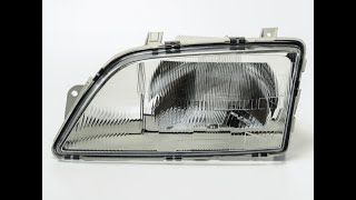 Лампы с линзой iDial LED H4 mini XS в фаре Opel Omega A