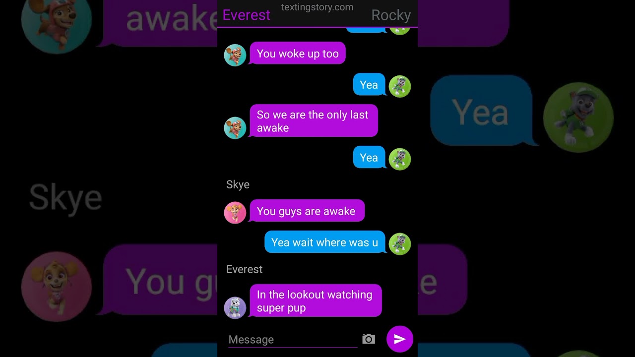 Paw patrol rocky x zuma love story part 2