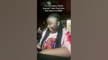 When People Put Their Phone On DND…🤫👀