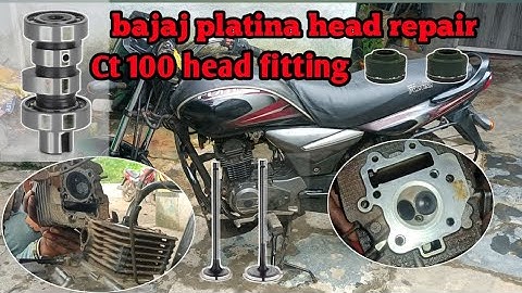 ct 100 head repair||Bajaj platina 100 head repair||Bajaj ct 100 head repair#viral