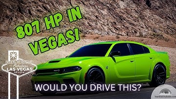Driving an 807HP Hellcat in Las Vegas – The Most Ridiculous Car You Can Rent!