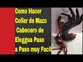 Como Hacer Collar de Mazo Cabecero de Eleggua Paso a Paso muy Facil