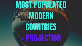 TOP 10 Most Populated Modern Countries + Projection 1950β2100 | Demongrapher