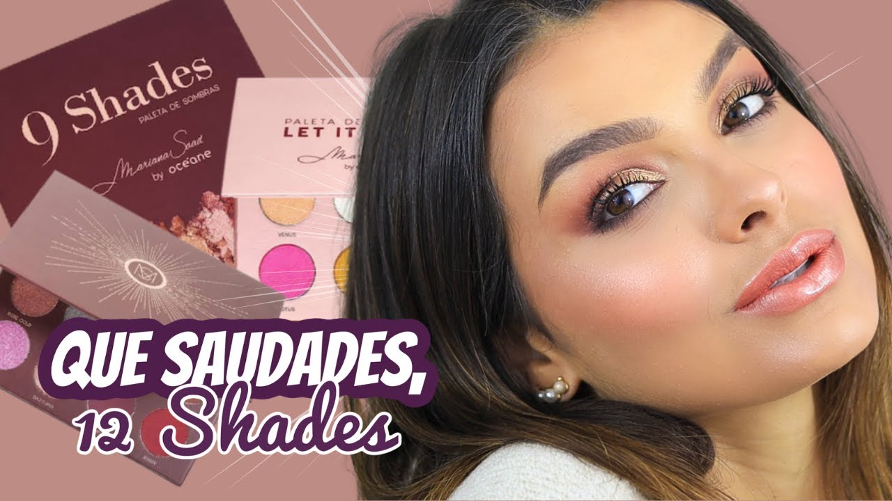 MAKE USANDO 12 SHADES MARI SAAD | Tutorial Completo!