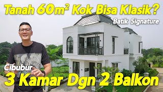 Rumah Gaya Klasik Modern Harga Bersahabat Dekat Exit Tol? Batik Signatures Cibubur