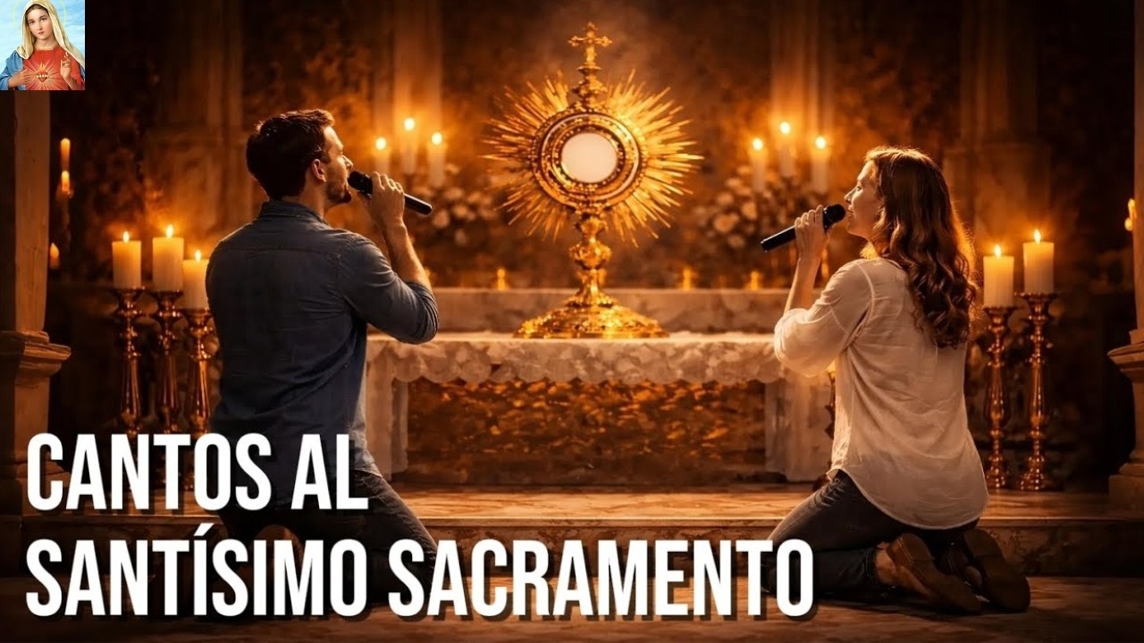 ADORACIÓN EUCARÍSTICA 🙏 5 Cantos a Jesús Sacramentado | Música Católica para Orar