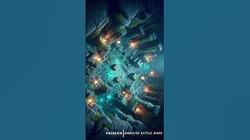 D&D | Seacrest Caverns Part 3 Grid | Animated Battle Maps