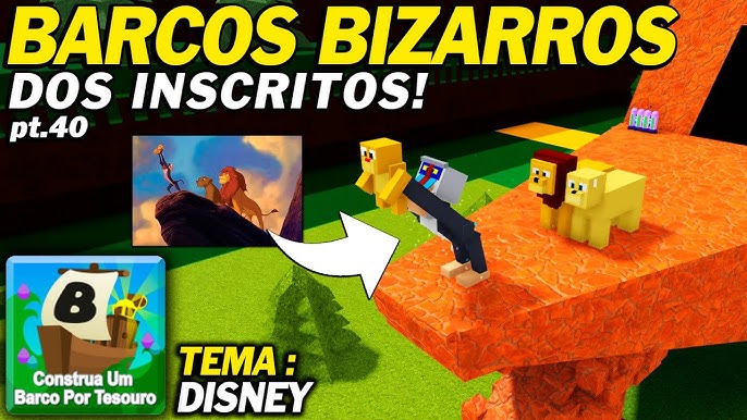 BARCOS BIZARROS DOS INSCRITOS! Pt.11 [CONSTRUA UM BARCO POR TESOURO] -  ROBLOX 