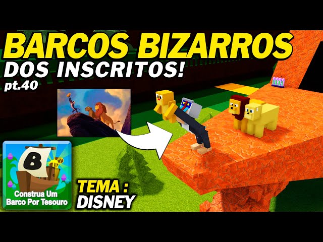 BARCOS BIZARROS DOS INSCRITOS! Pt.43 [CONSTRUA UM BARCO POR TESOURO] -  ROBLOX 