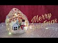 Unique DIY Yarn Ball Christmas Decoration | Awesome Christmas Decor | Mini Christmas House