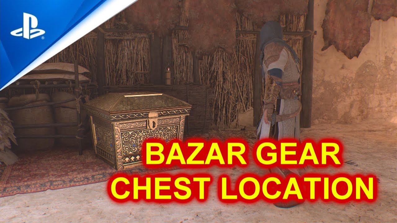 AC: MIRAGE - How To Find Secret Gear Chest Loot in Bazar (Location) | Easiest Way