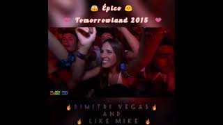 Momento  épico Tomorrowland 2015 ( Dimitri Vegas & Like Mike )