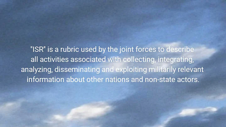 Tonex ISR (Intelligence, Surveillance and Reconnaissance), C4ISR Training Courses