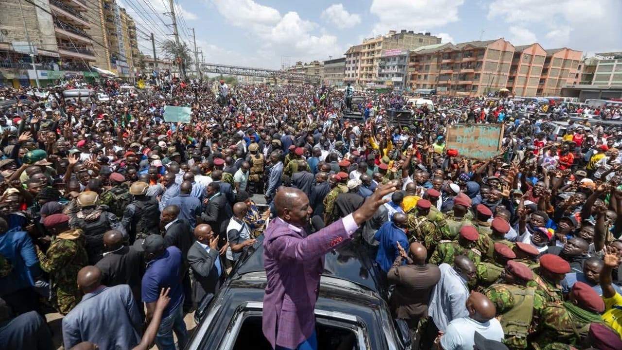 Live:Pres William Ruto Holds a Rally in Kangemi Primary School, Westlands.