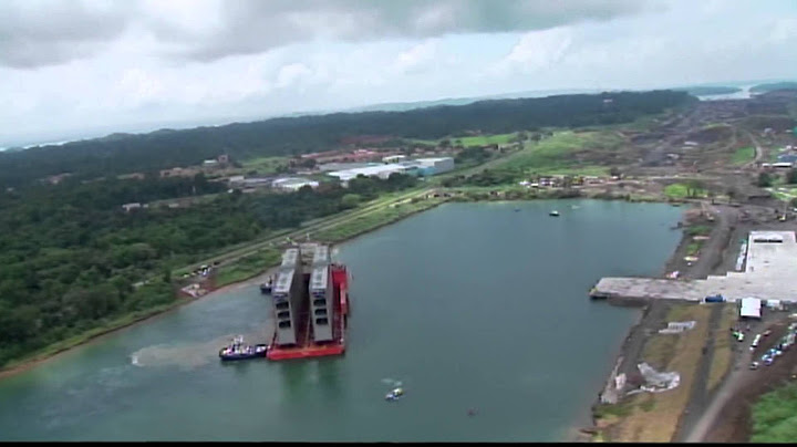 Arrival of First Gates for the Expanded Panama Canal