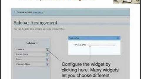 How to install wordpress blog widgets
