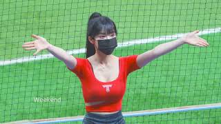 220424 기아타이거즈 이다혜 치어리더 - 육성응원에 놀란토끼 다혜  by WKD