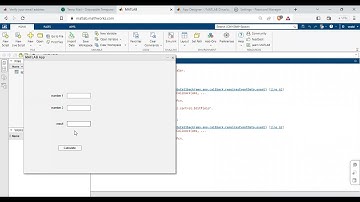 MATLAB GUI: First App add two numbers