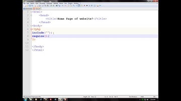 Include and Require Function in PHP - Web development Tutorial Lecture 16
