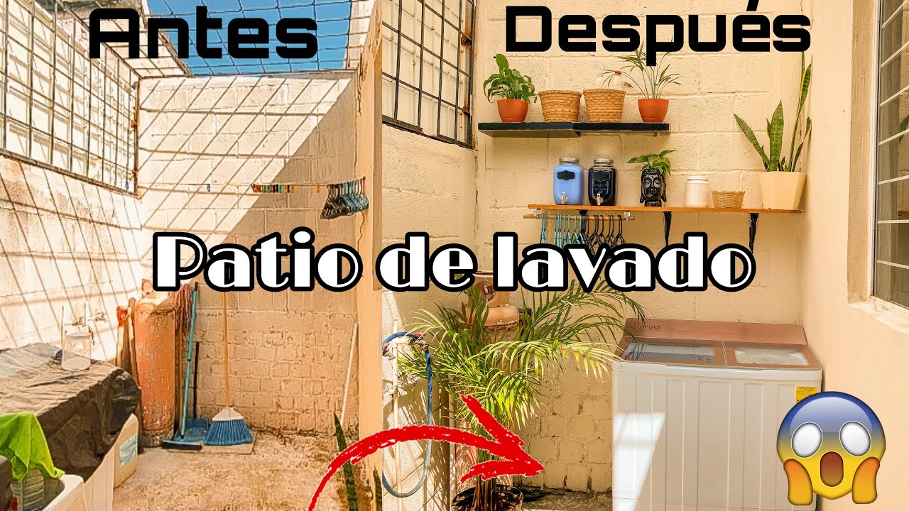 Remodelando área de lavado  ✅💯/ lavandería económica |casa de Infonavit|