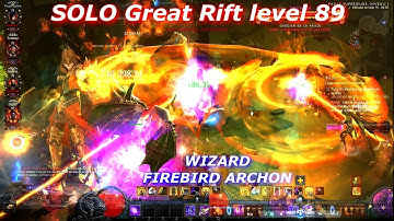 D3 Saison 8 SOLO GR89 RANK 556 WIZARD FIREBIRD ARCHON - 28/12/2016
