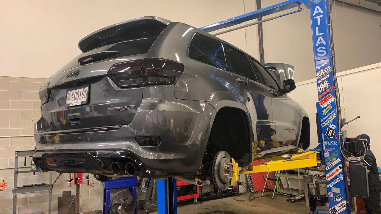 Installing Eibach Special Edition Lowering Springs on the Trackhawk