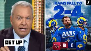 GET UP | The Rams are SOFT! - Rex Ryan RIPs Sean McVay & Stafford after Week 6 loss to Cardinals