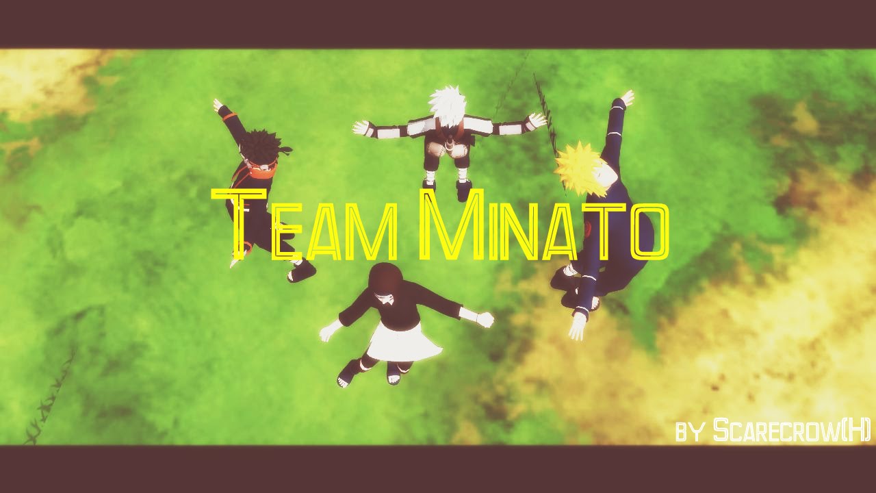 [MMD]  MMD – Sweet Devil (colate remix). Team Minato (Minato, Kakashi, Obito, Rin)