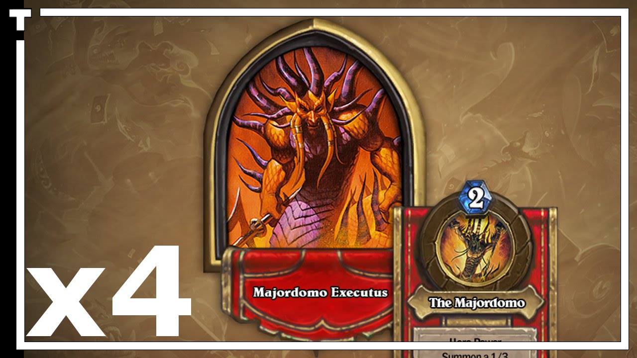 Hearthstone: Blackrock Mountain x4 Majordomo Executus! (Ragnaros) - YouTube