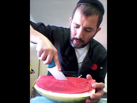 חיתוך אבטיח ברמה מקצועי שאוד לא ראיתם