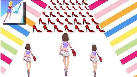 Makeover Run Game 💅👗👛👠👜All Levels Android,ios Gameplay  Levels 13,14