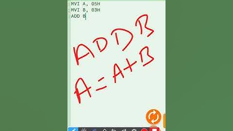 8085 programs on Android mobile using 8085 simulator
