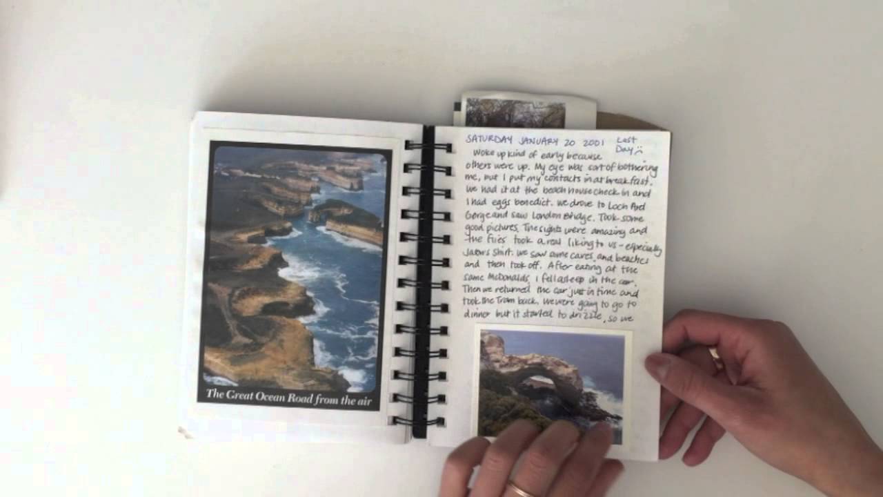 How I Document My Travels, Australia Mini Album Flip Through