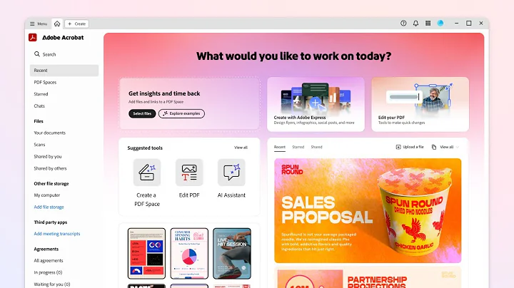 Introducing the all-new Adobe Acrobat Studio.