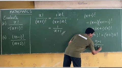 FACTORIAL 2: Example on Factorial. #excellenceacademy #jonahemmanuel