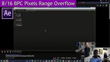 After Effects Plugin QuickTip - 8/16 BPC Pixels Range Overflow