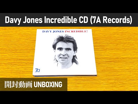 Davy Jones of The Monkees】Incredible! - CD (7A Records