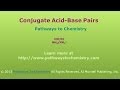 How to write the conjugate acid from a formula McMurry CH14 Problem 47