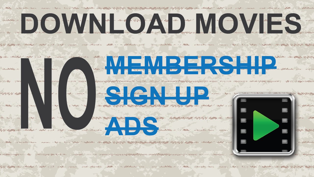 How to download free movies - No Membership | Sign up | Ads ! - YouTube