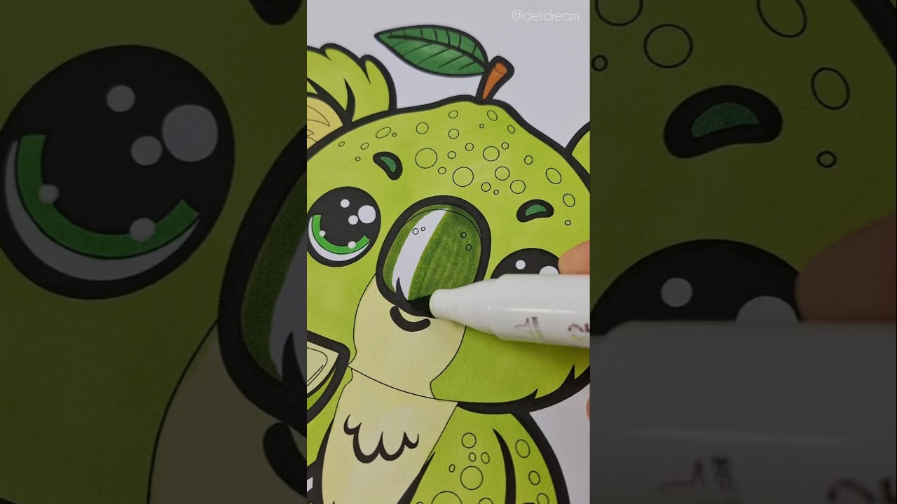 ASMR Coloring My Own Book🍋‍🟩 