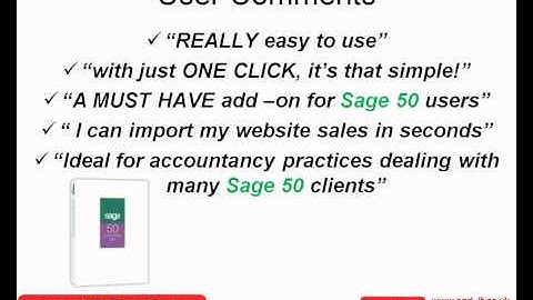 Sage 50 : Import data from Excel to sage 50 using ExcelToSage