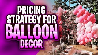 Pricing Strategy for Balloon Decor Calculator