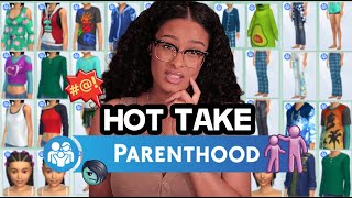 i reviewed every CAS item in The Sims 4 Parenthood... here's the tea